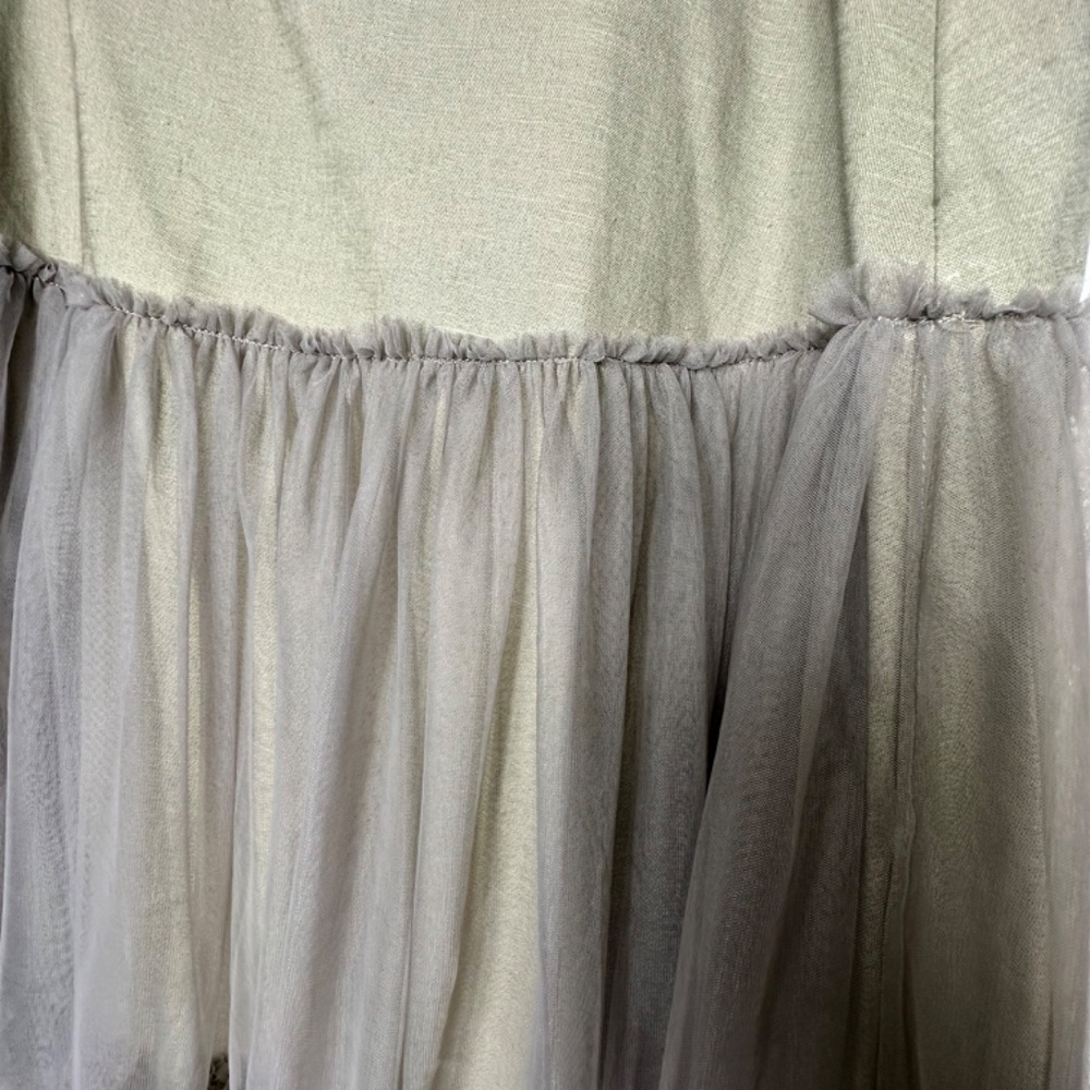 Nwt Mare Mare By Anthropologie Tan Tulle Skirt View 2
